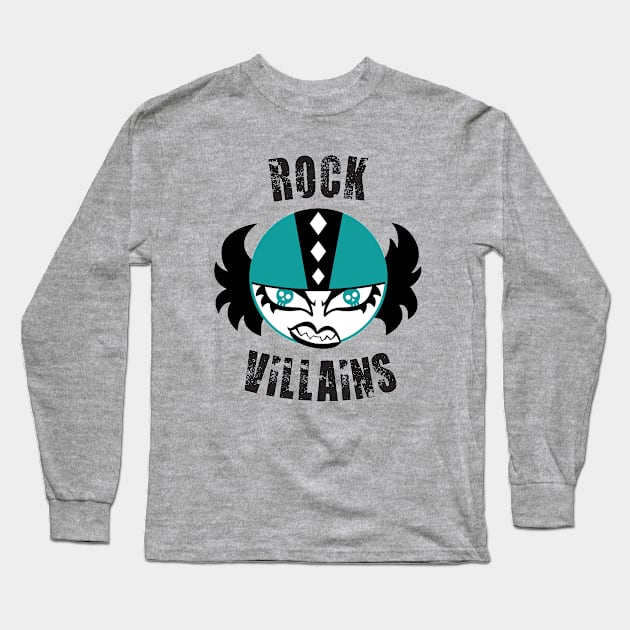 Rockvillains Long Sleeve T-Shirt by Free State Roller Derby